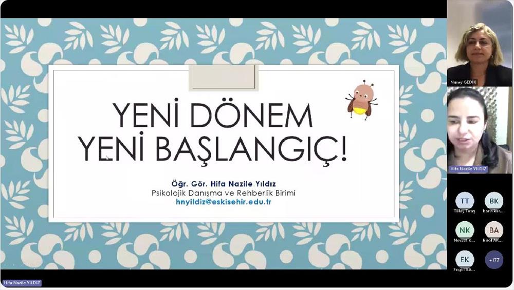 Öğretim Elemanlarına ve Öğrencilere Yönelik "Akademik Döneme Hazırlık Eğitimi"ni Gerçekleştirdik