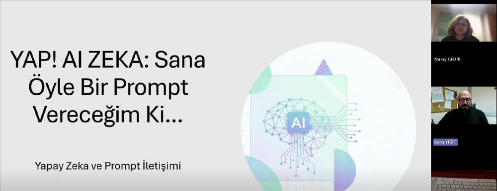 ÖGEB & ESTUZEM İş Birliğiyle "Yap!AI Zeka: Sana Öyle Bir Prompt Vereceğim ki!" Başlıklı Eğitim Gerçekleştirildi