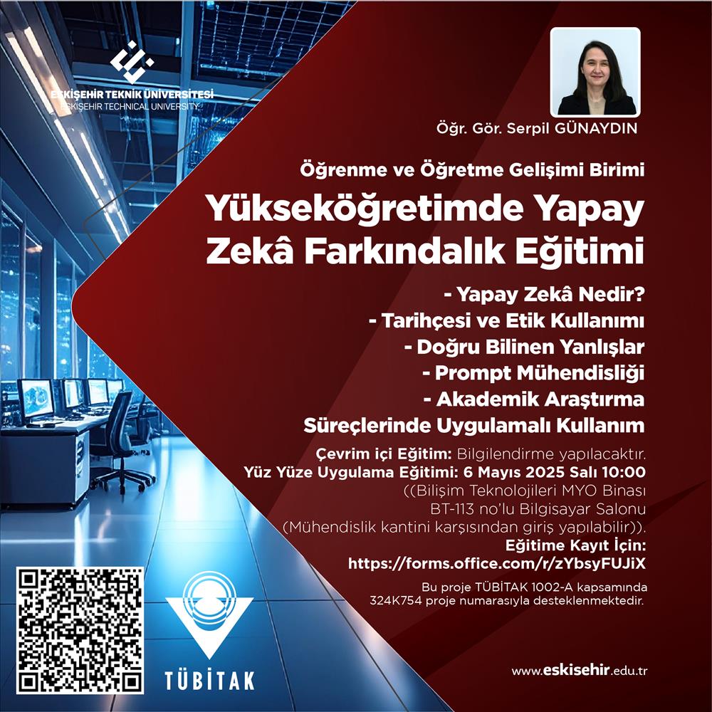 “Yükseköğretimde Yapay Zekâ” Eğitimleri Tamamlandı!